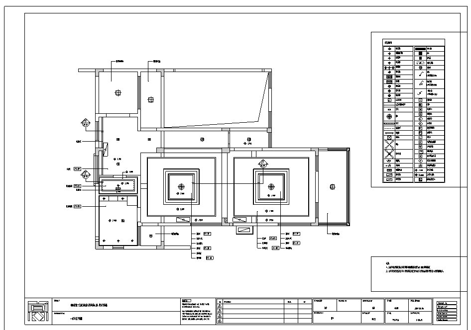 某西班牙风格住宅户型室内设计施工图cad施工图下载【ID:161776169】