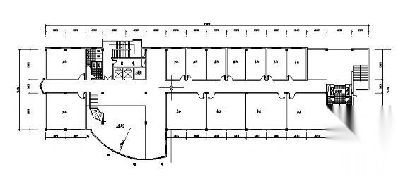 某四层小办公楼建筑方案图cad施工图下载【ID:151435161】