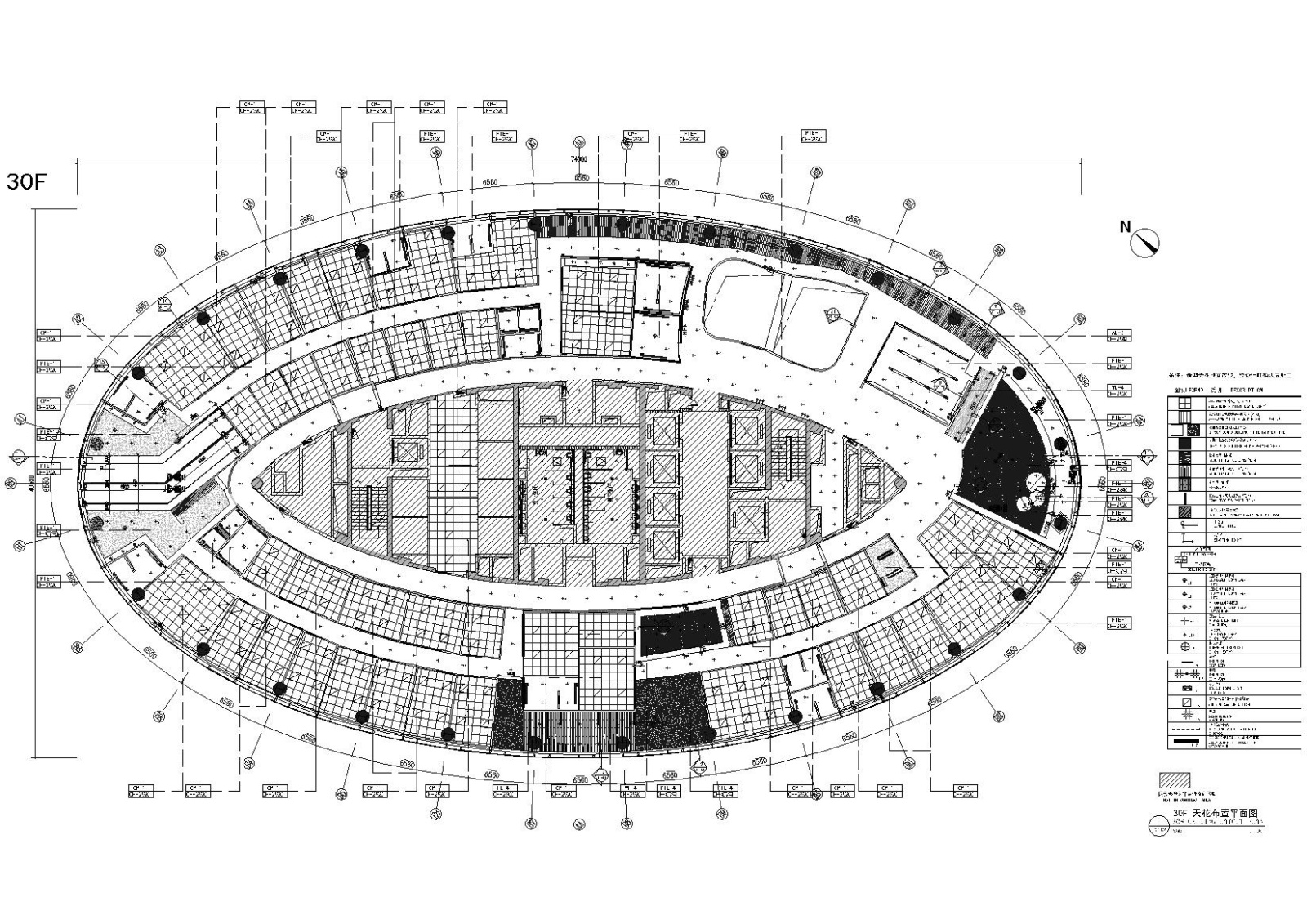 [广州]现代开敞联合办公空间施工图+实景图施工图下载【ID:160418139】