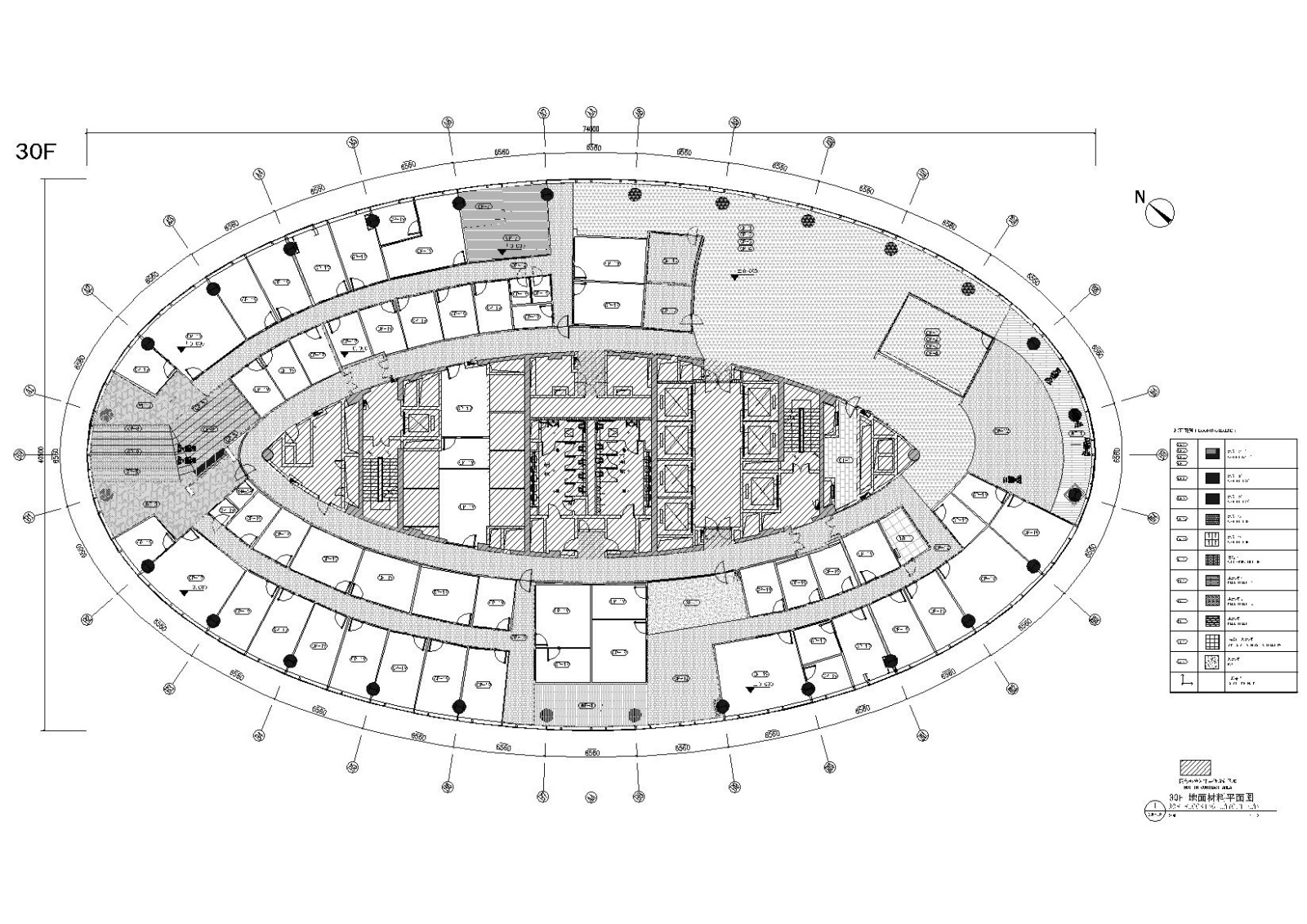 [广州]现代开敞联合办公空间施工图+实景图施工图下载【ID:160418139】