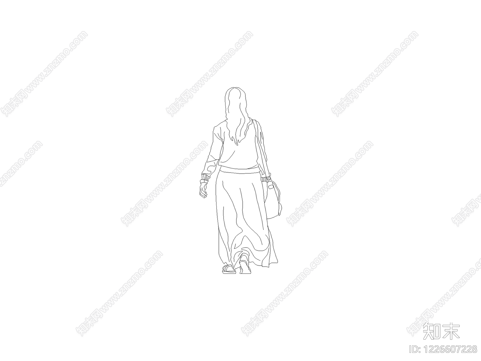 人物cad施工图下载【ID:1226607228】