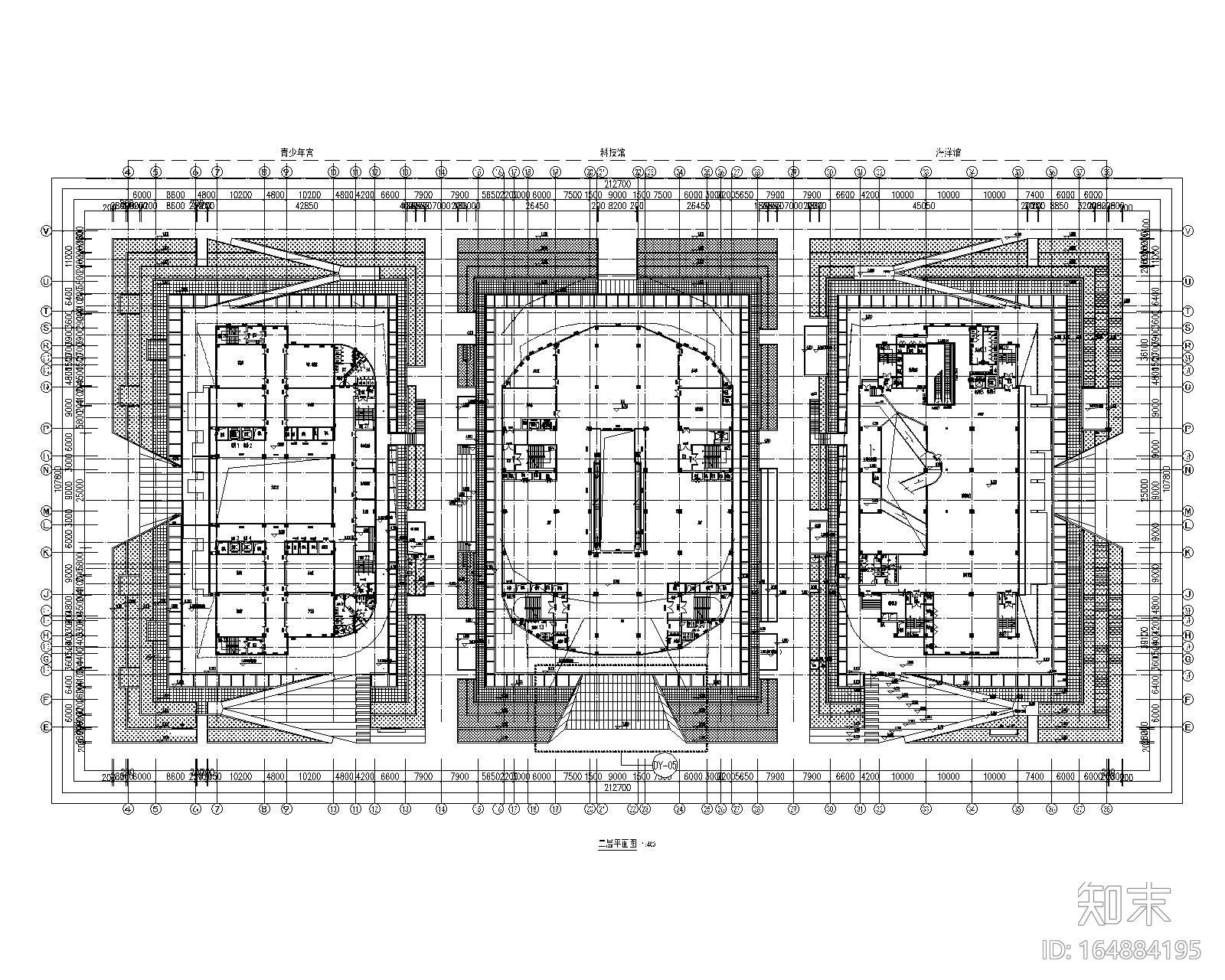 4层学校场馆幕墙施工图含计算书_玻璃铝板施工图下载【ID:164884195】