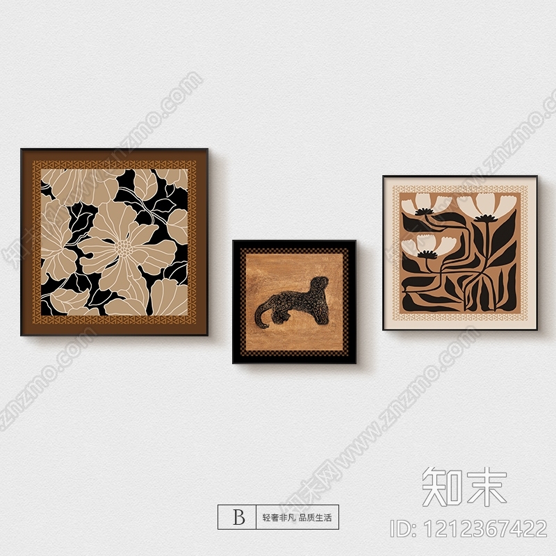 装饰画贴图下载【ID:1212367422】