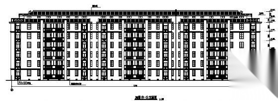 某七层住宅楼建筑施工图cad施工图下载【ID:149572116】