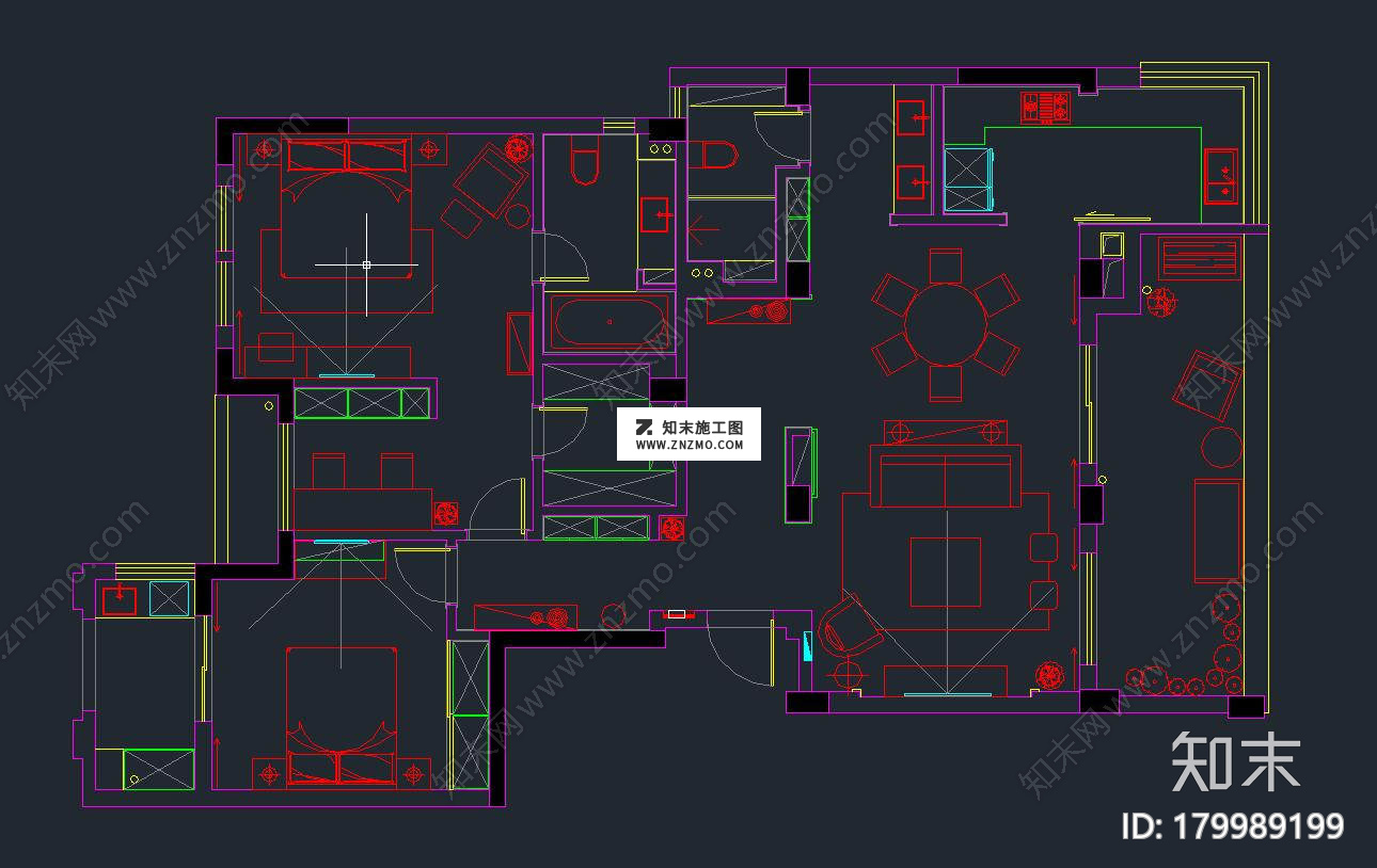 新中式别墅-杭州新湖果领CAD施工图全套,别墅施工图下载cad施工图下载【ID:179989199】