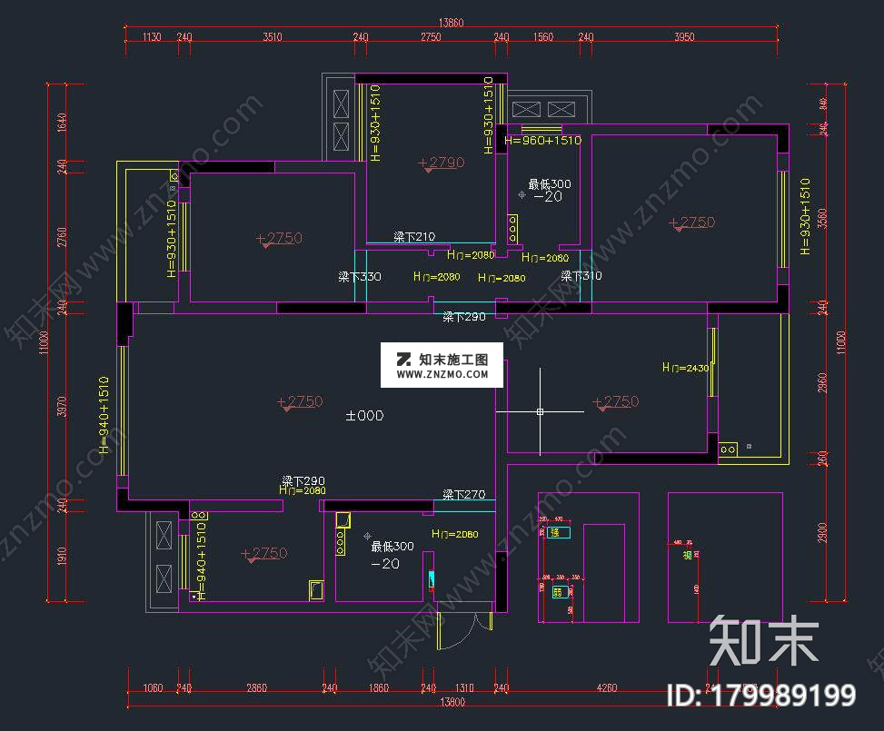 新中式别墅-杭州新湖果领CAD施工图全套,别墅施工图下载cad施工图下载【ID:179989199】