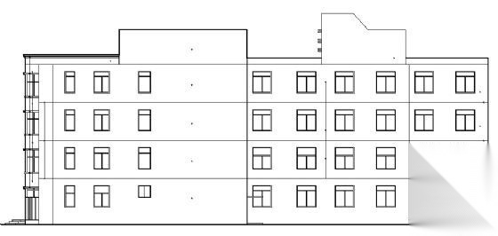 五层综合楼建筑施工图施工图下载【ID:151510154】