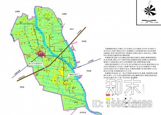 [江苏泗洪县]某镇区域规划方案cad施工图下载【ID:166816199】