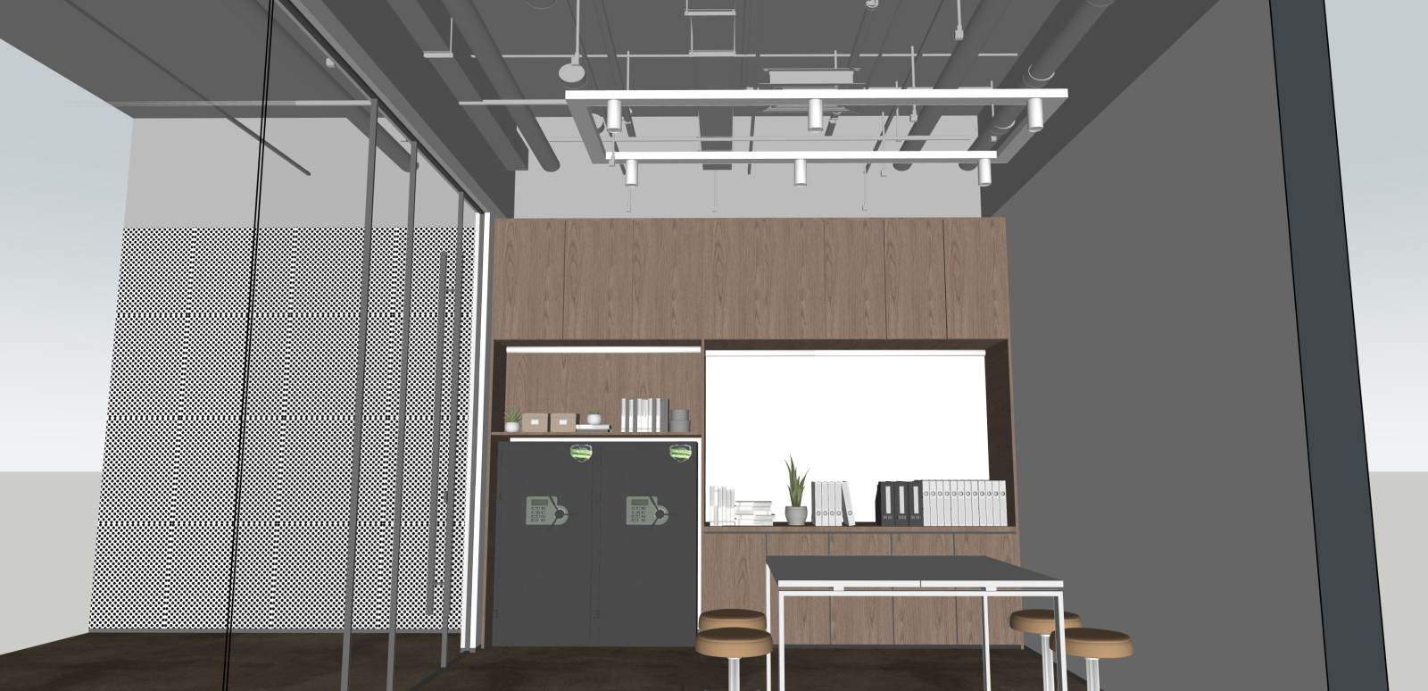 工业珠宝店SU模型下载【ID:1215981568】