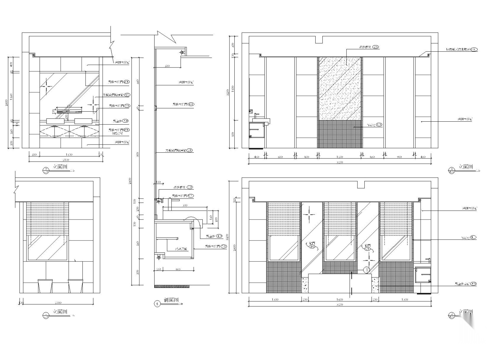 [成都]高文安_高山流水样板间施工图+实景图cad施工图下载【ID:160141192】