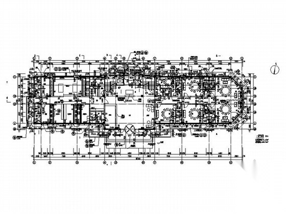 [大连]四层温泉酒店接待中心建筑施工图cad施工图下载【ID:164865185】