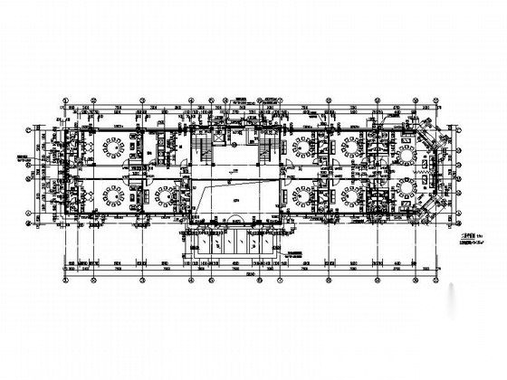 [大连]四层温泉酒店接待中心建筑施工图cad施工图下载【ID:164865185】