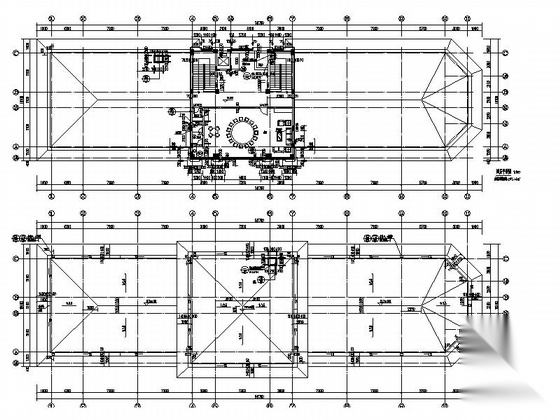 [大连]四层温泉酒店接待中心建筑施工图cad施工图下载【ID:164865185】