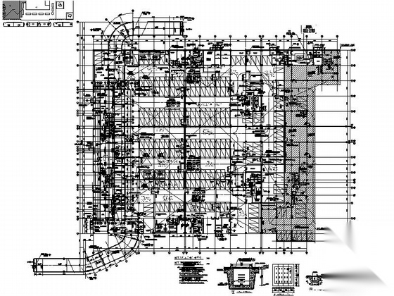 [福建]现代风格商业广场建筑施工图（包含所有楼栋图纸...cad施工图下载【ID:166552187】