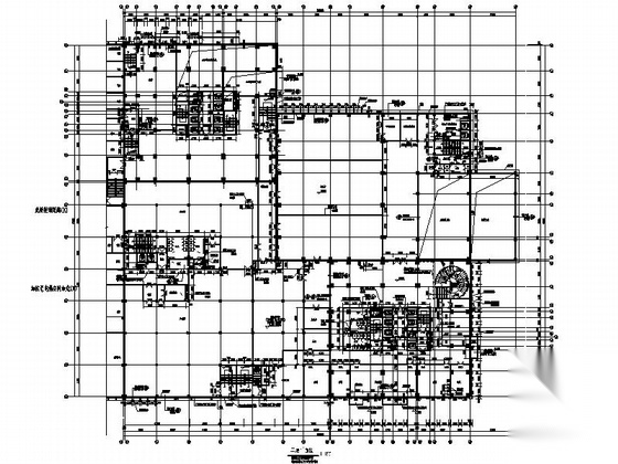 [福建]现代风格商业广场建筑施工图（包含所有楼栋图纸...cad施工图下载【ID:166552187】