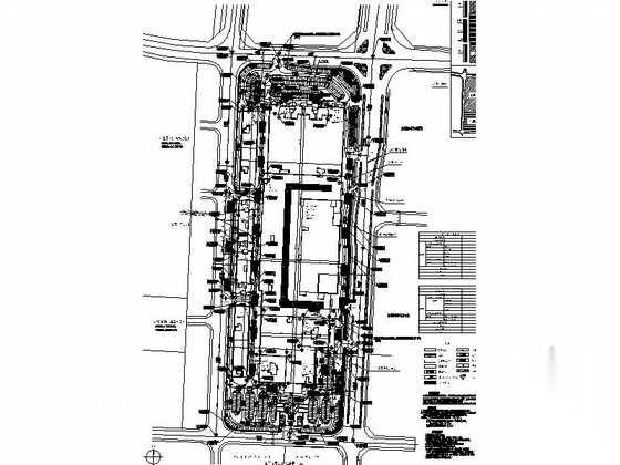 [福建]现代风格商业广场建筑施工图（包含所有楼栋图纸...cad施工图下载【ID:166552187】