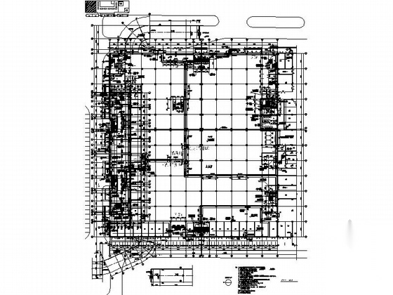 [福建]现代风格商业广场建筑施工图（包含所有楼栋图纸...cad施工图下载【ID:166552187】