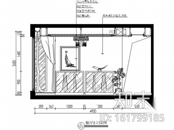 [湖南]经典简欧三居室家装室内设计施工图（含效果图）cad施工图下载【ID:161799185】