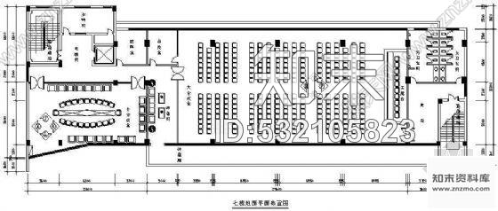 施工图某培训中心办公大楼装修图cad施工图下载【ID:532105823】