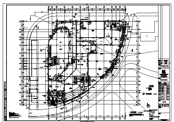 南昌某商业街建筑结构全套图纸cad施工图下载【ID:151453103】