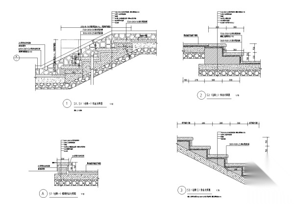 [福建]全能社区居住展示区总体景观设计施工图cad施工图下载【ID:161084161】