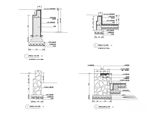 [福建]全能社区居住展示区总体景观设计施工图cad施工图下载【ID:161084161】