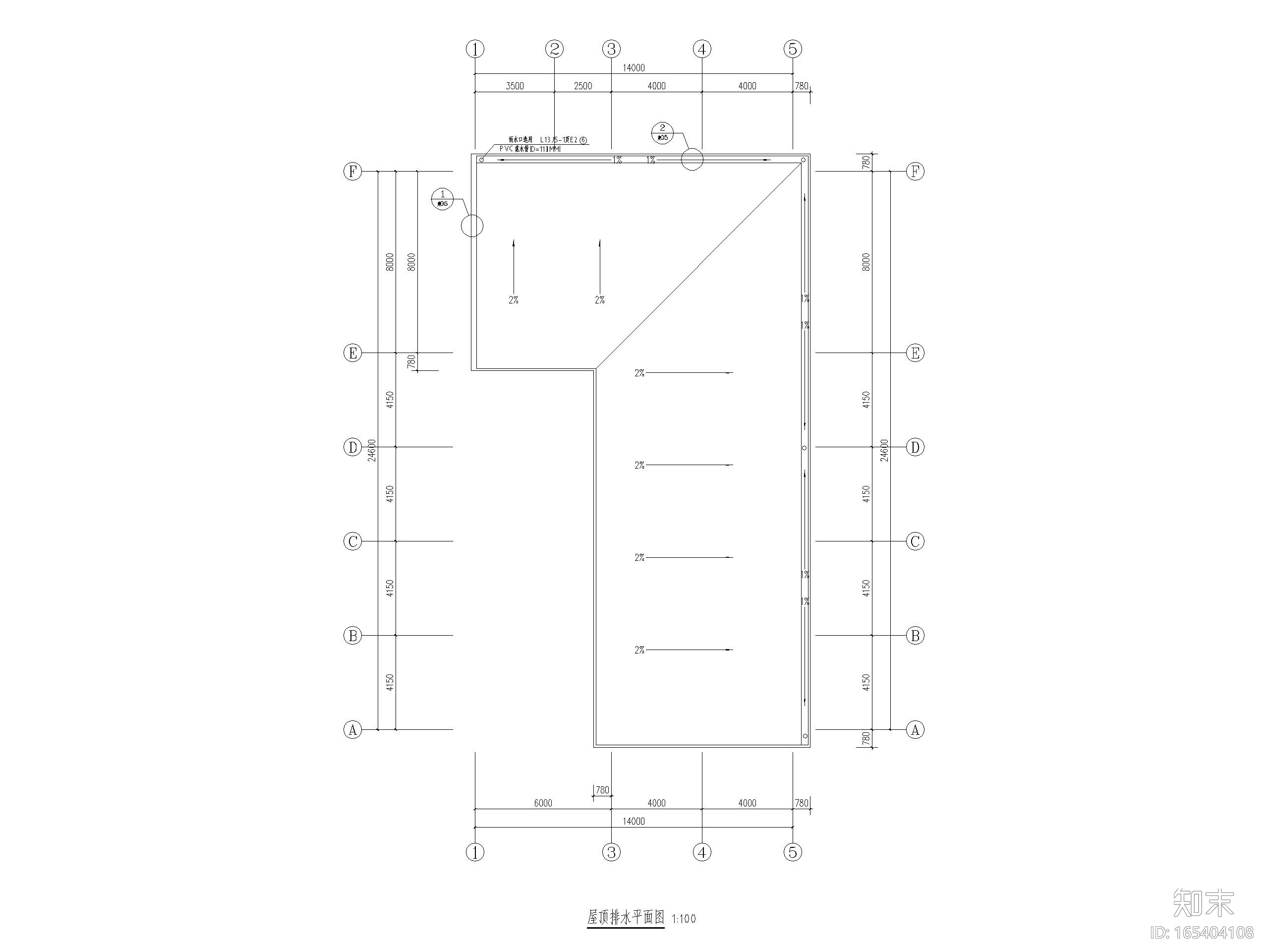 单层框架结构幼儿园建筑施工图(含结构电气)cad施工图下载【ID:165404108】