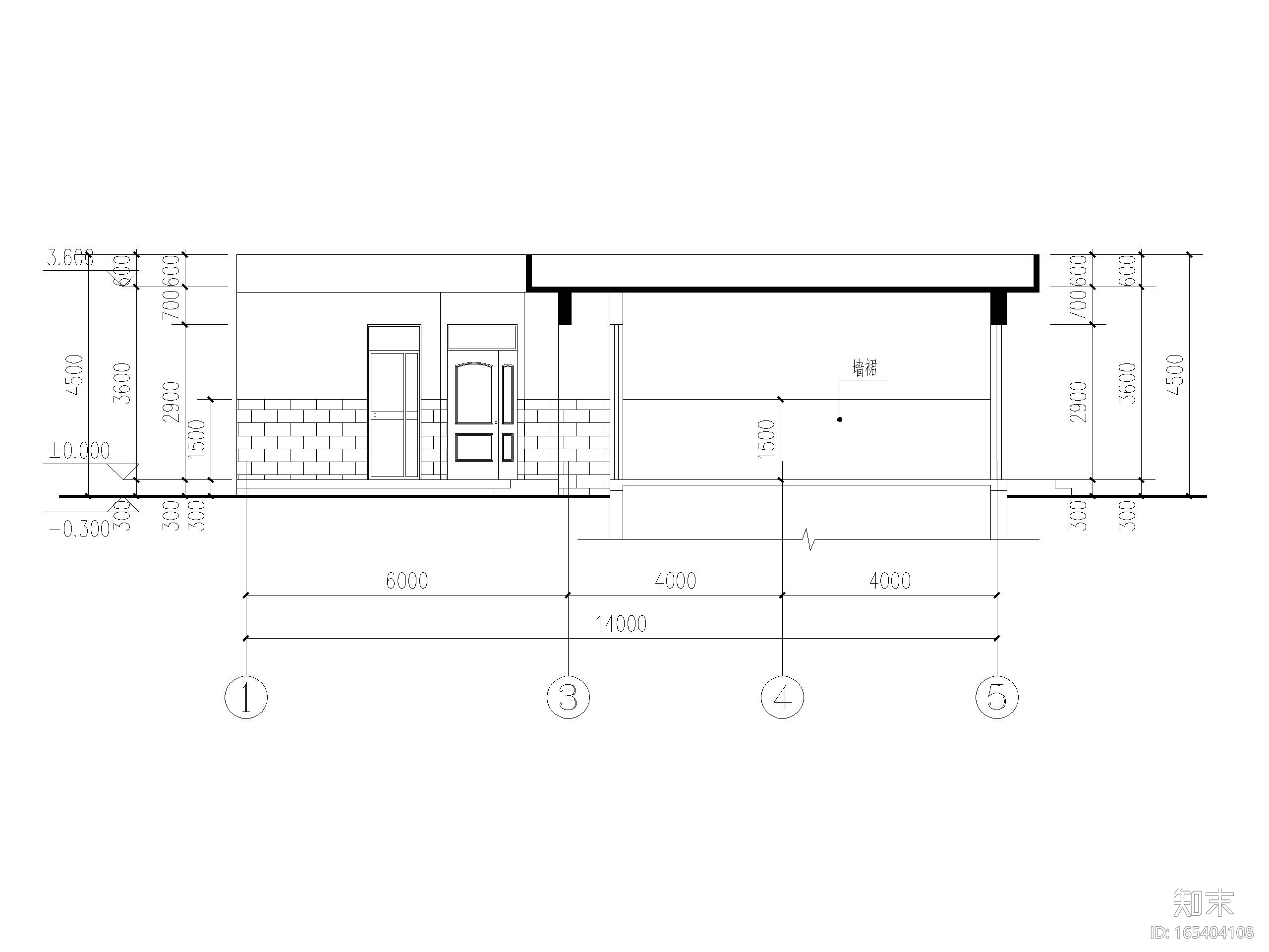 单层框架结构幼儿园建筑施工图(含结构电气)cad施工图下载【ID:165404108】