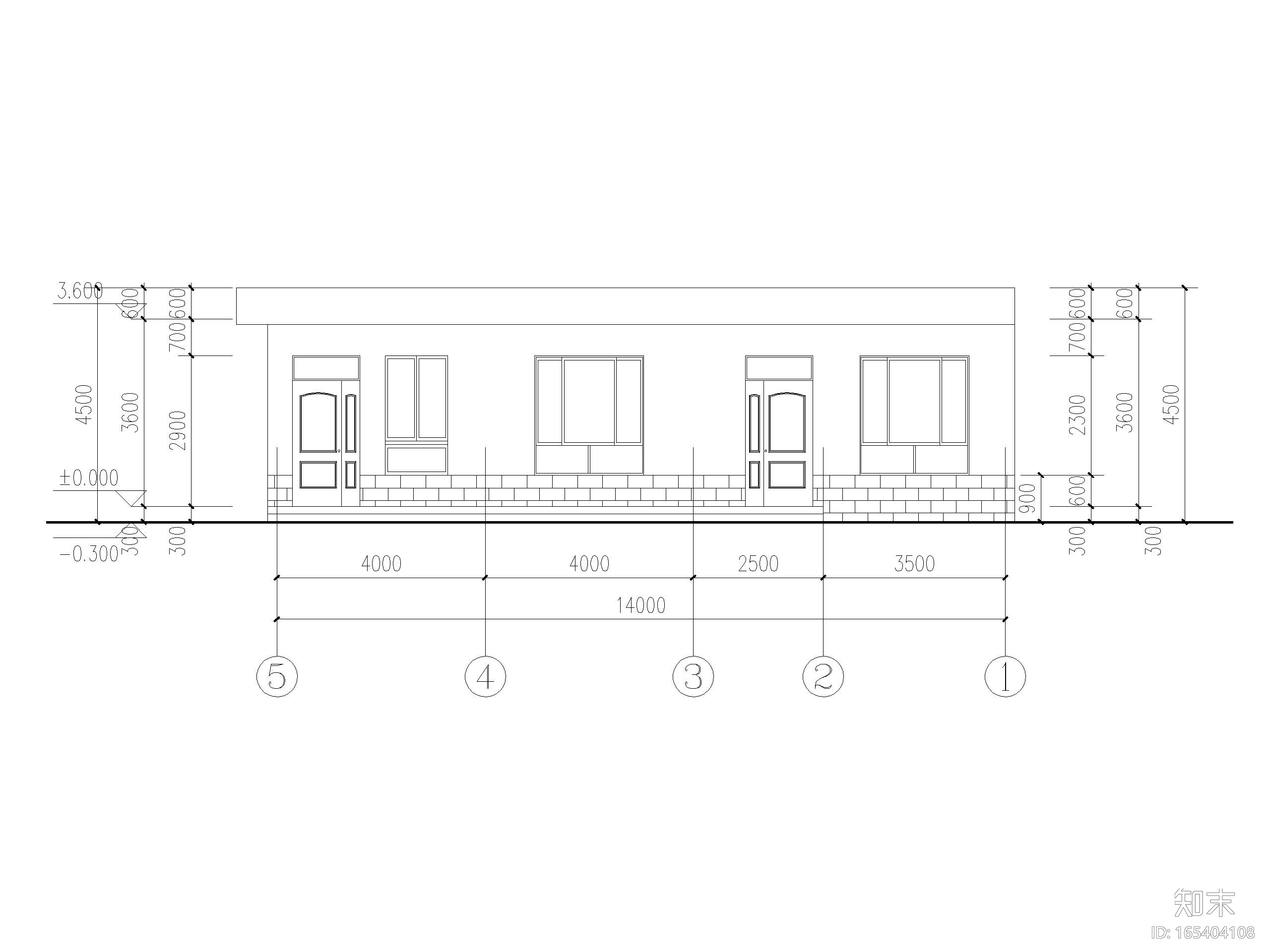 单层框架结构幼儿园建筑施工图(含结构电气)cad施工图下载【ID:165404108】