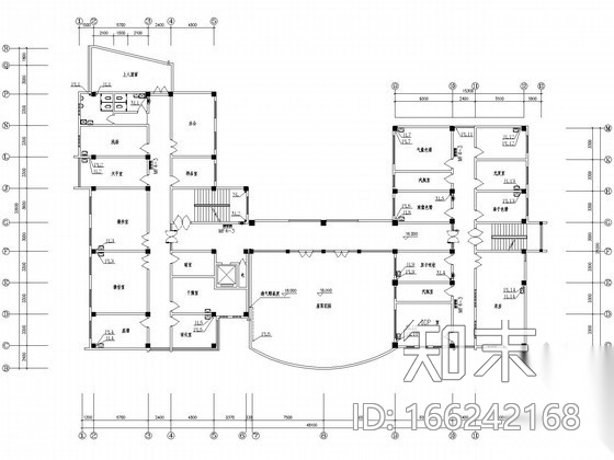 [河北]市级疾控中心业务楼给排水施工图cad施工图下载【ID:166242168】