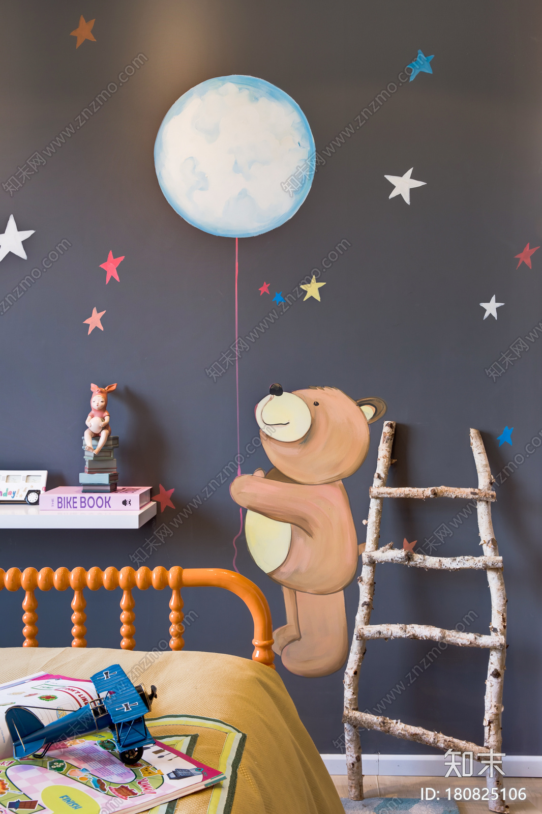 桃子小姐的夏天|新视觉主义样板间设计施工图（附效果图...施工图下载【ID:180825106】