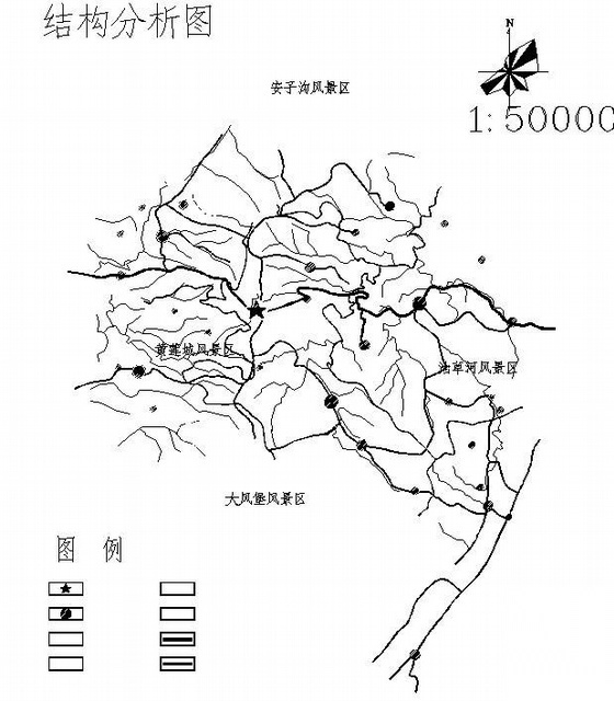 某风景旅游区总体规划cad施工图下载【ID:161055168】