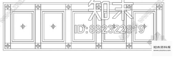 现代造型天花cad施工图下载【ID:832322819】