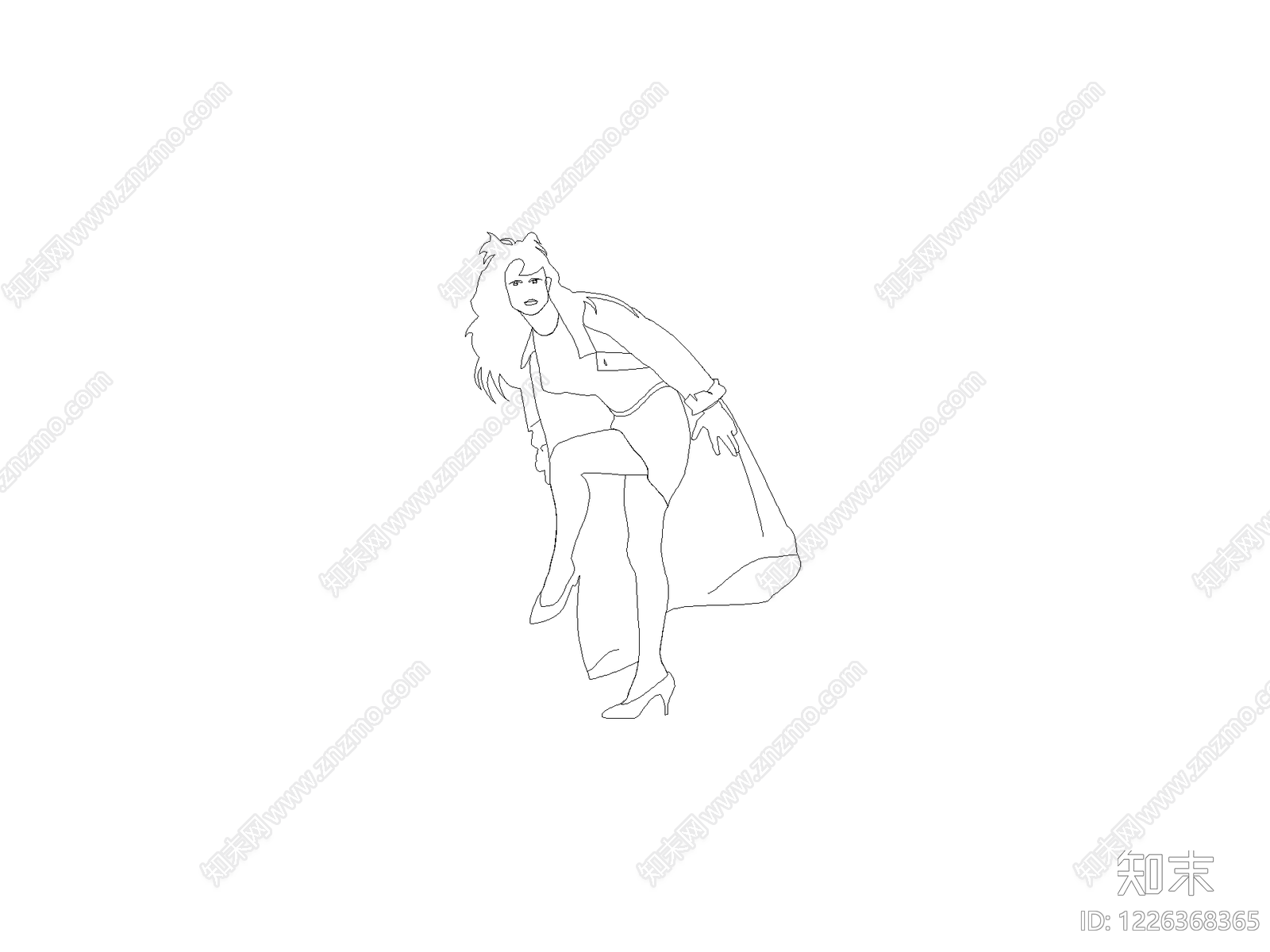 人物cad施工图下载【ID:1226368365】