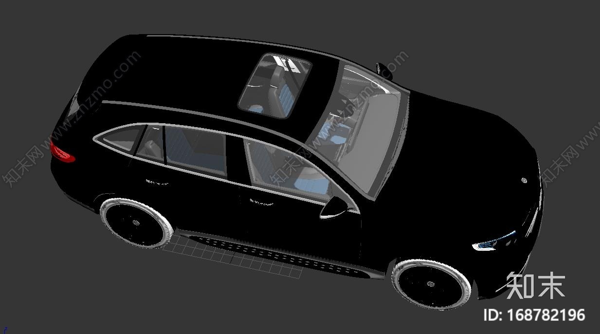 奔驰EQC轿车3D模型CG模型下载【ID:168782196】