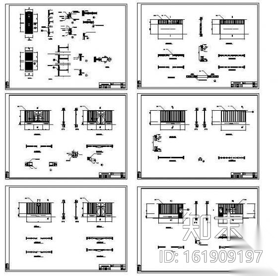 U型玻璃标准图cad施工图下载【ID:161909197】