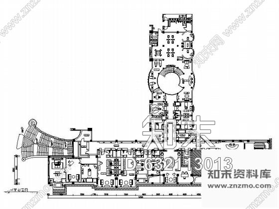 施工图上海高档奢华美容会所全套施工图含效果cad施工图下载【ID:632113013】