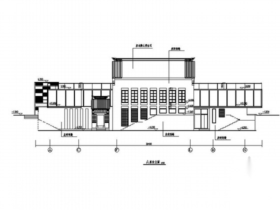 [山东]知名古代寺庙建筑施工图cad施工图下载【ID:160729133】