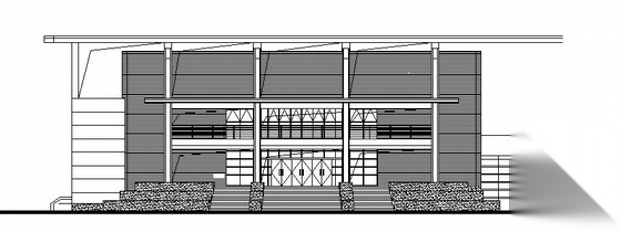 奉贤区教育局奉贤中学工程－报告厅建筑施工图cad施工图下载【ID:168309180】