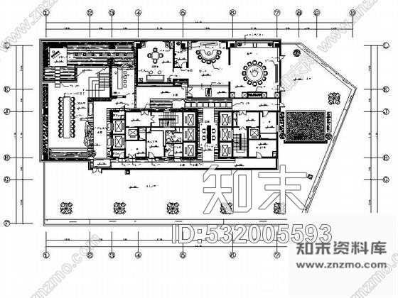 施工图内蒙古某奢华茶楼室内装修施工图含效果和实景cad施工图下载【ID:532005593】