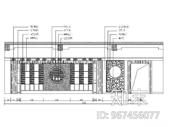 1850㎡某艺术馆办公楼装饰设计施工图cad施工图下载【ID:967456077】