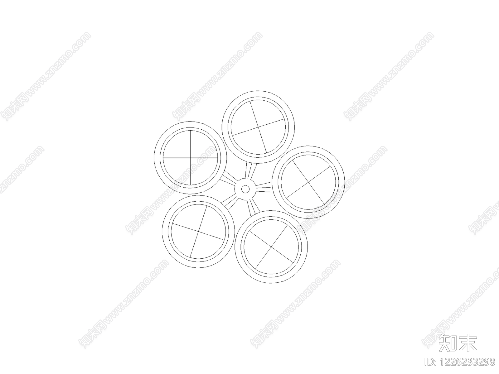 现代灯具图库CAD图纸
