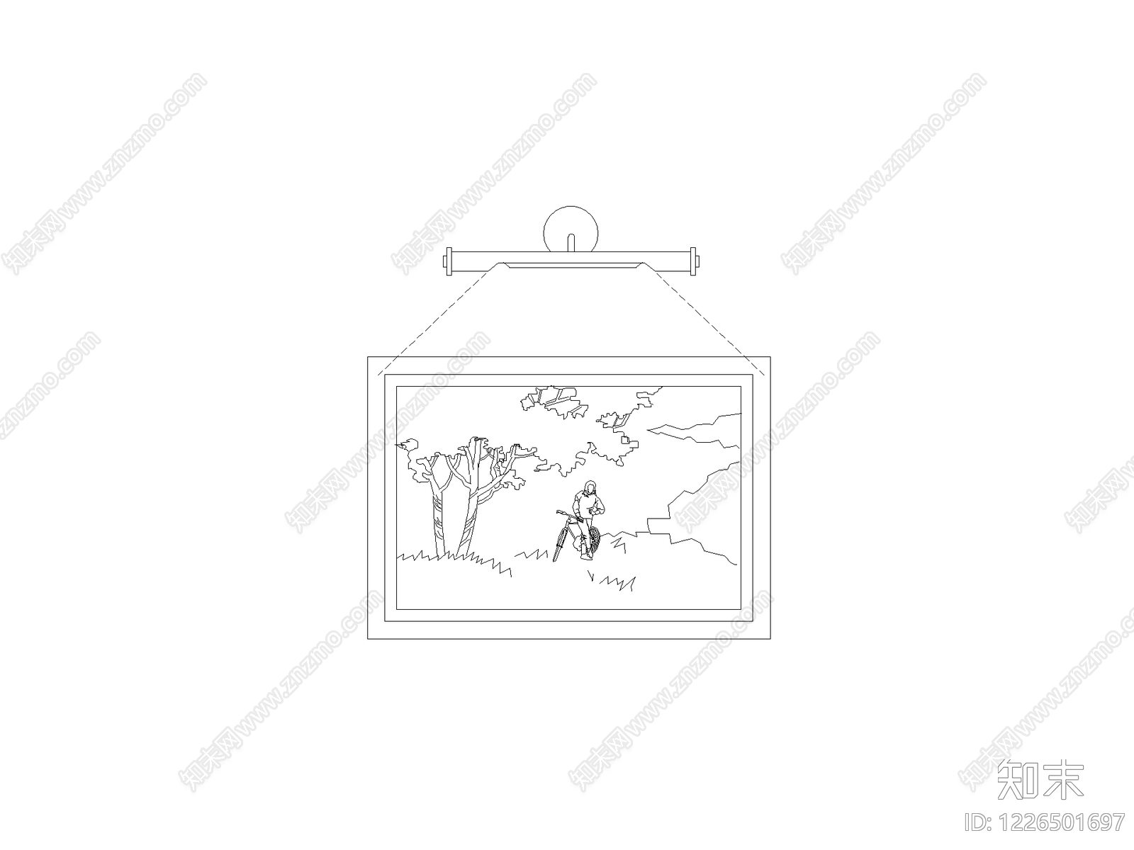 挂画CAD图纸