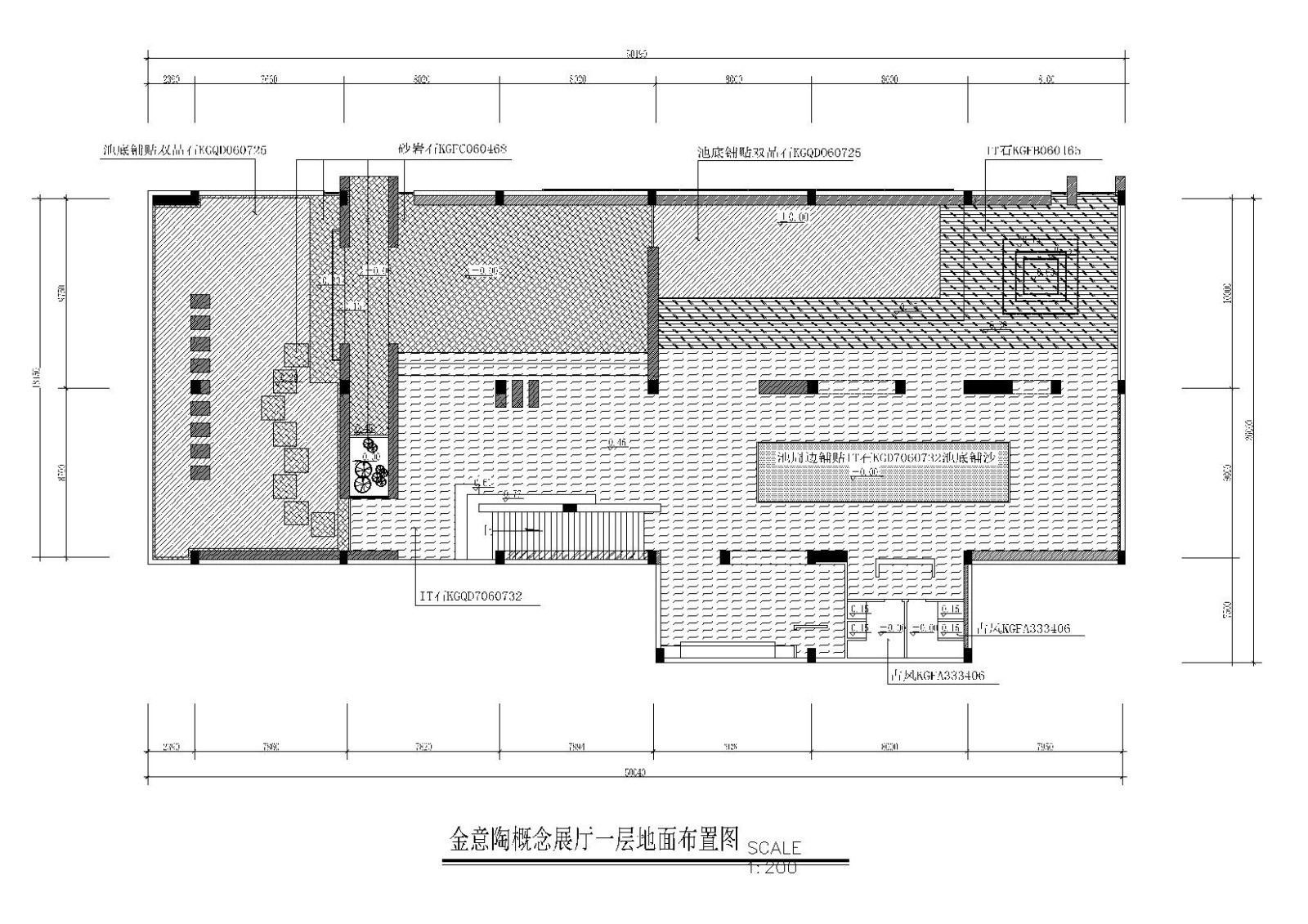 KITO某概念展厅艺术思想馆施工图+建筑外观施工图下载【ID:160406196】