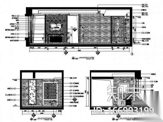 [长春]名师设计五星级标准豪华酒店套房装修施工图cad施工图下载【ID:166993199】