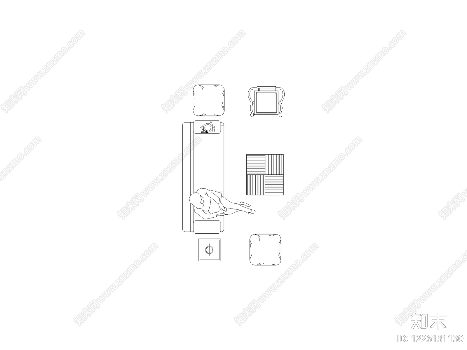 现代家装图库CAD图纸