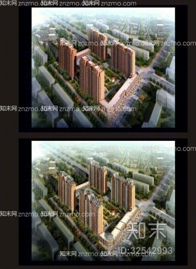 高层住宅103D模型下载【ID:32542993】