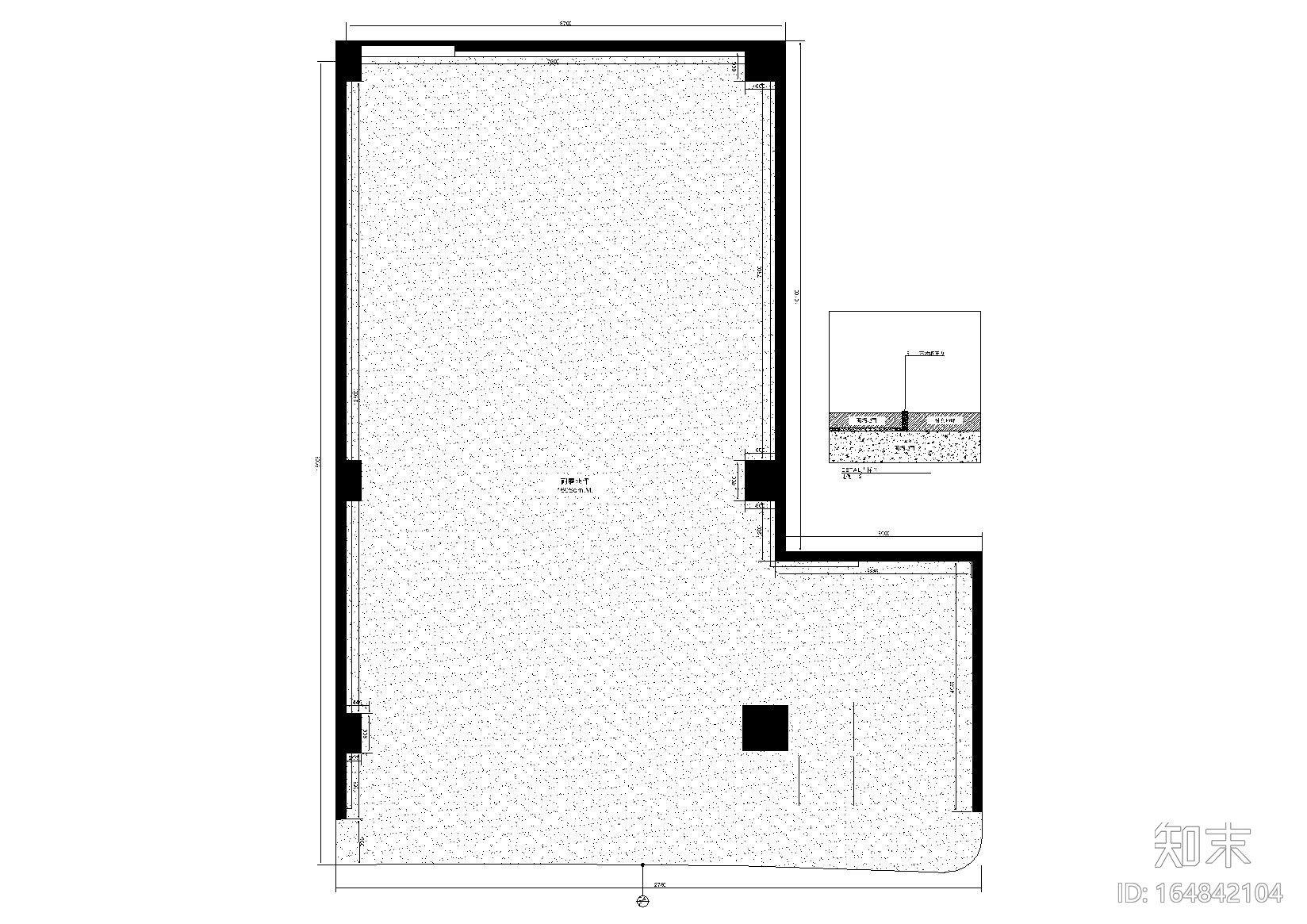 [武汉]G-STAR RAW汉街万达广场店设计施工图cad施工图下载【ID:164842104】