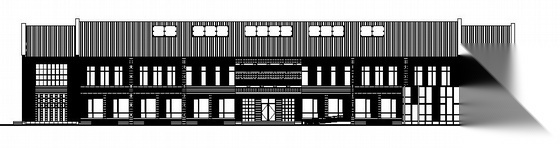 某一层健身会所建筑施工图cad施工图下载【ID:151665187】