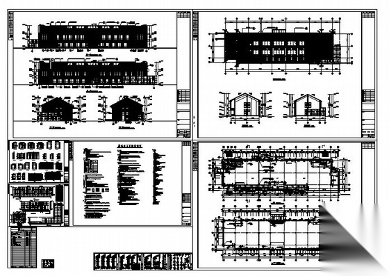 某一层健身会所建筑施工图cad施工图下载【ID:151665187】